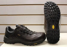 Grisport Eskdale Waxy Brown Leather Waterproof Walking Trail Shoes UK 9 EU 43