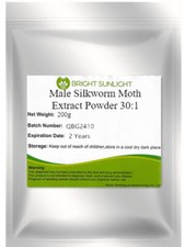QBG 200g Male Silkworm Moth Extract Powder 30:1