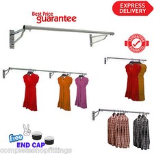 32mm GARMENT CLOTHES RAIL WALL