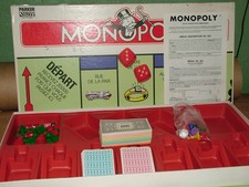 FRENCH MONOPOLY EDITION VINTAGE CIRCA 1985 ORIGINAL PARKER BROS. BOX COMPLETE