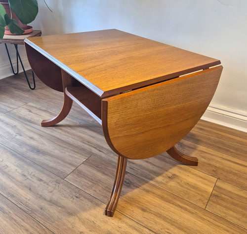 Vintage mid century teak drop - mid-century,