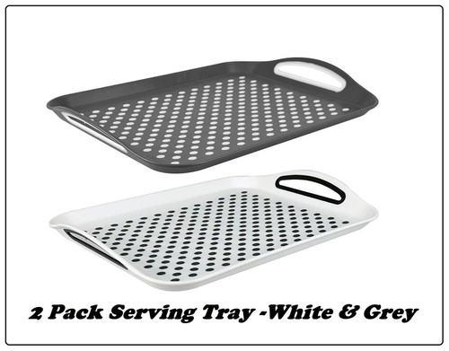 Serving tray plastic - serving, rubber