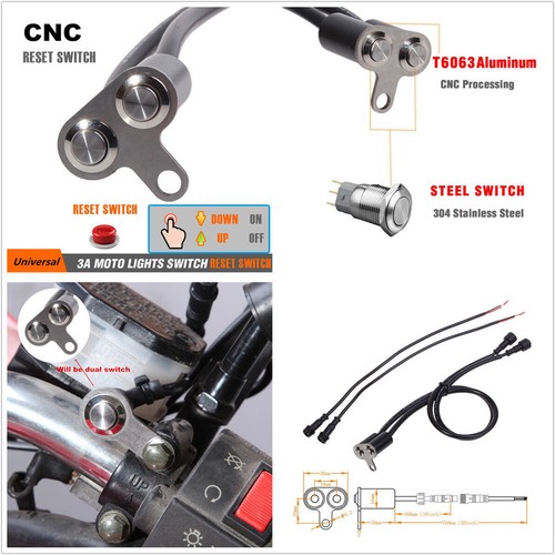Motorcycle handlebar switch - motorcycle,