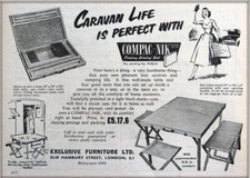 1955 COMPAC-NIK picnic table