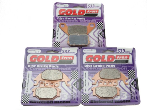 Goldfren s33 brake pads front - goldfren,