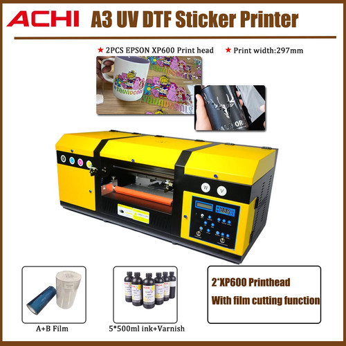Dtf sticker printer dual - uv,