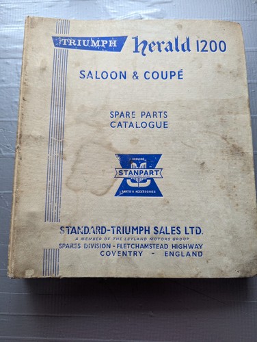 Triumph herald 1200 spare - herald,
