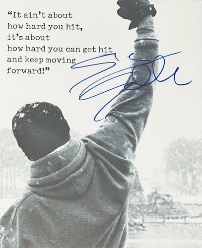 Sylvester stallone signed - sylvester,