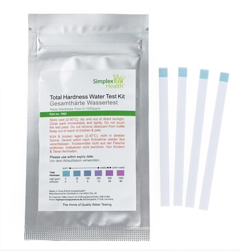 Total water hardness test - total,