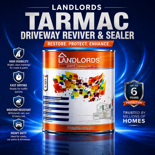 Landlords tarmac paint black - -,