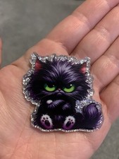  Ute Moody Black Cat Fridge Board Magnet Gift 