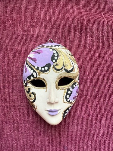 Purple gold glitter ceramic - purple,
