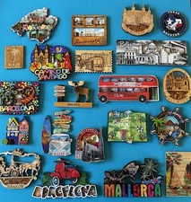 Souvenir fridge magnet - Wooden various