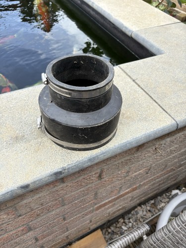 Inch rubber reducer used - inch,