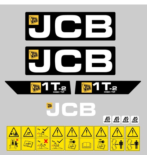 Jcb dumper decal sticker - jcb,