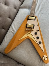 Epiphone Flying V ’58 Reissue - Korina Made In Unsung Korea Gold Grover Tuners