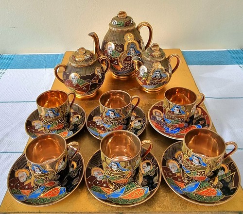 Tea set teapot - tea, milk
