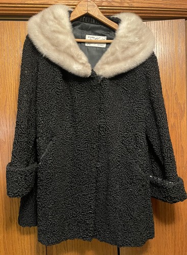 Sale vintage astrakhan black - sale,