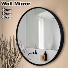 Large Round Wall Mirror Bathroom Bedroom Makeup Dressing Circle Mirror UK