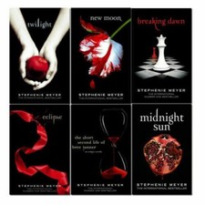 Twilight Saga Series 6 Books Collection Set By Stephenie Meyer Midnight Sun NEW