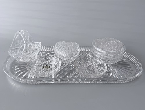 Vintage cut glass dressing - vintage,