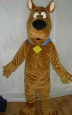 scooby-doo dog brown Mascot Costume cosplay Adult Suit fancy dress