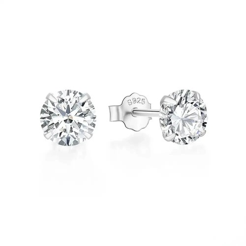 925 sterling silver simulated - silver,
