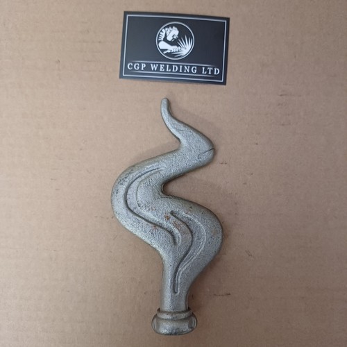 Solid cast steel flame - cast,