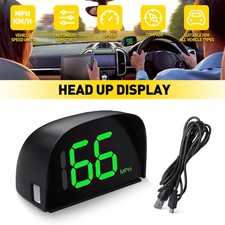 1xUniversal Car Electronics Digital Speedometer GPS Speedo Speed Head Up Display