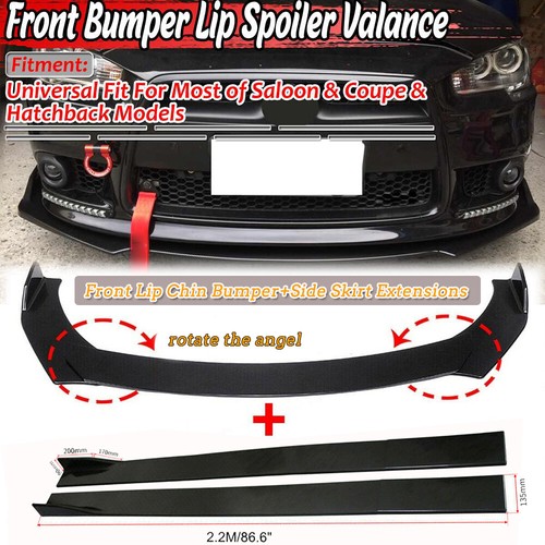 Front bumper lip spoiler - bumper,