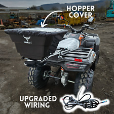 ATV Quad spreader for fertiliser, Sand Seed Salt Quad 12V 44L Broadcaster Farm