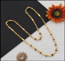 1 Gram Gold Plated Rudraksha Mala Fashionable Design Mala for Men