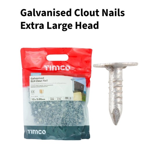 Clout roof shed - roof, nails
