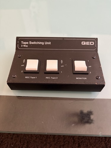 Qed tape switching unit - qed, 2-way