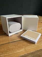 Michael Kors Watch Box - White - Booklet - Jewellery Holder Display Pillow