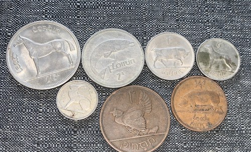 Ireland pre decimal coin - pre, set