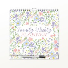 Family Weekly Planner - 2026 Square Wall Planner