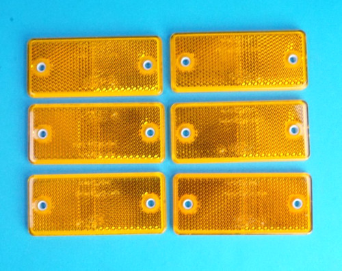 Amber side reflectors 90mm - reflectors,