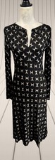 Gorgeous Isabel de Pedro Geometric Print Dress Size 12