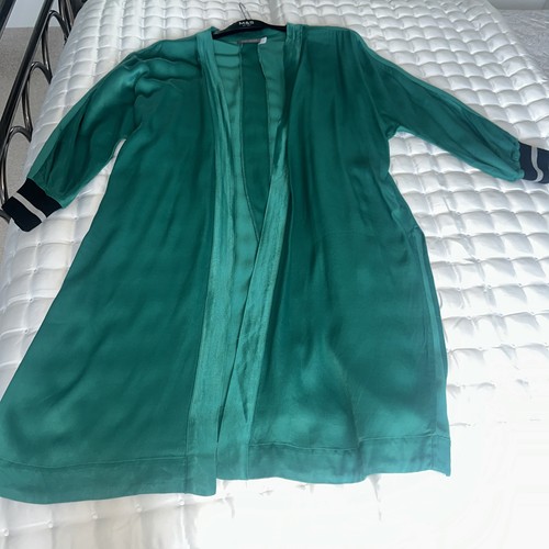 Mint velvet green satin silky - green,