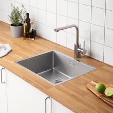 IKEA VresjonInset sink, 1 bowl, stainless steel, 54x44 cm