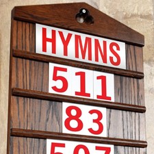 HYMNS - Church Hymn Board