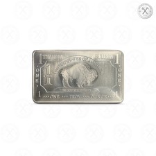 1 Troy ounce/oz .999 Pure Titanium Metal USA American Buffalo Bullion Ingot bar
