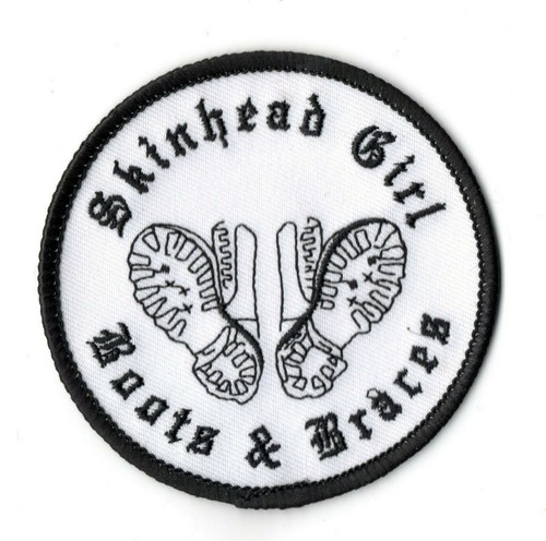 Skinhead girl patch boots and - skinhead,