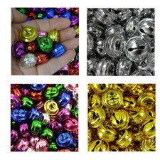 Jingle bells  25 mm 1 inch  Red Green Mixed Gold Charm Christmas Pendant