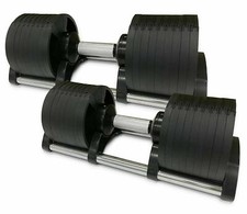 Pair Of Adjustable Dumbbell 32kg - 2 x 32kg PAIR 20% off BLACKFRI20