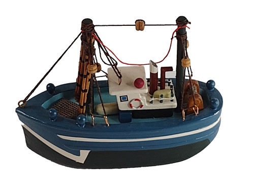 Wooden model fishing - wooden, boat