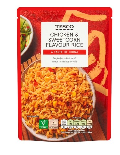 Tesco chicken sweetcorn - tesco, &