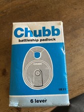 Chubb battleship padlock close - padlock,