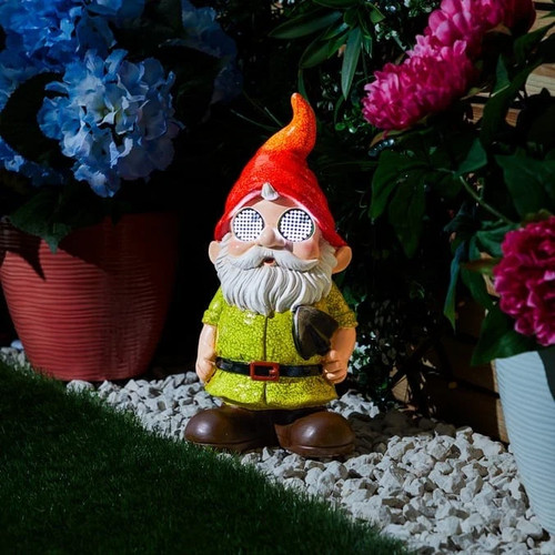 Solar garden gonk blinking - garden,
